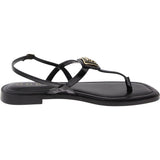 Guess Womens Strap Rainey Flat Sandal GWRAINEY Black 6.5M