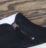 Ecco Soft 7 Side Zip Bootie Sneaker 430243 Black Nubuck US 6M-6.5M (EUR 37)