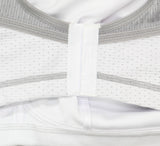 Glamorise Womens No-Bounce Camisole Elite Sports Wirefree Bra White / Gray 50D
