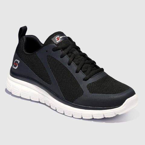 S Sport By Skechers Men's Reiff 3.0 Sneakers 86822067 Black 11.5