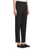 Eileen Fisher Womens Garment Dyed French Terry Slouch Ankle Pant Washed Black XL