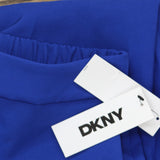 DKNY Slim-Leg Ankle Pants with Elasticated-Back UG4PD327 Lapis Blue 0