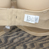 Calvin Klein Womens Lightly Lined Constant Strapless Bra Nude 5 Brown 40D