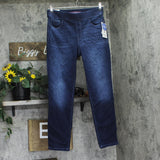 Gloria Vanderbilt Rise Jean with Comfort Waistband Panorama Whiskers Blue PM