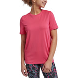 Reebok Womens Active Wear Tee Pullover Shirt Top 100205295 Bold Pink M