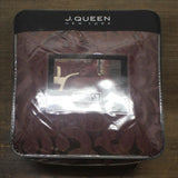 J. Queen New York La Boheme 4-Piece Comforter Set 2934199KCS Maroon Red King