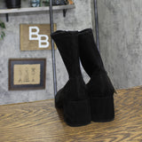 A New Day Womens Dolly Ankle Boots 88098514 Black 8.5M