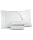 Charter Club Damask Stripe 550 TC Supima Cotton 4-Piece Sheet Set White Queen