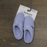 Isotoner Women's Diamond Quilted Microterry Hoodback Slippers Light Purple XL