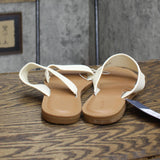 Universal Thread Women's Dora Wide Width Footbed Sandals Cream Brown 7.5W