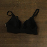 Auden Womens Luxe Stretch Comfort Wire Demi Bra 94266721 Black 34C