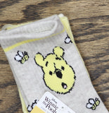 Disney 3-Pair Ankle Socks with Character Graphics 90611791 Gray Multi 4-10