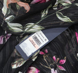 Rachel by Rachel Roy Belted Chiffon Midi Dress Cascade Garden Black Multi 10