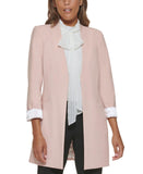 Calvin Klein Womens Petite Open Front Rolled Cuff Blazer T1JJL165