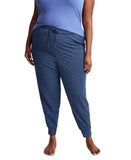 State Of Day Womens Jogger Pajama Pants 100180166MS Diamond Geo Blue M