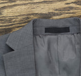 Kenneth Cole Reaction Big Boys Stretch Slim Fit Blazer Suit Jacket Med Gray 16R