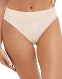Maidenform Seamless High Leg Bikini Womens Underwear Panty Sandshell Pink S