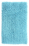 Knightsbridge Melbourne 220 GSF Non Skid Back Bath Rug Aqua Marine Blue 21x34