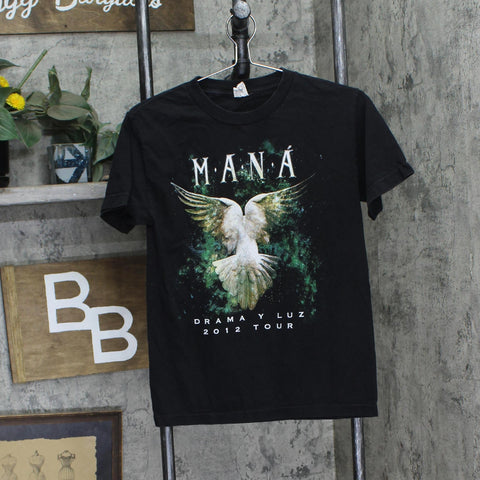 Alstyle Mens 2012 Drama Y Luz Mana Concert Band Tee T-SHirt Black S