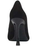 INC International Concepts Embellished Stiletto Heels Black Microsuede 6.5M