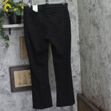Style & Co High-Rise Bootcut Zipper Jeans 100147671WN Deep Black 14W