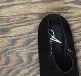 American Rag Womens Cadee Almond Toe Ankle Fashion Boots Black Microsuede 10M