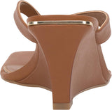 Vince Camuto Womens Cianna Thong Wedge Sandals VC-CIANNA Golden Walnut Brown 7M