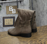 Style & Co. Womens Charmanee Riding Boots 10017739700 Dark Taupe Brown 5M