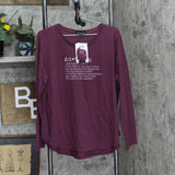 State Of Mine Women's Long Sleeve Autumn Harvest Fall Vibes Top 14275-State