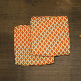 Levtex Mackenzie 2-Piece Euro Sham Set Orange Multi 26x26
