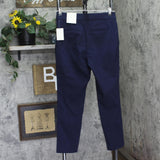 A New Day Womens High-Rise Skinny Ankle Pull-on Pants 93011553 Navy Blue 8