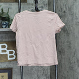 Eileen Fisher Womens Organic Cotton T-Shirt R9PID-T4100P Mauve Pink PM