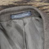 Oscar De La Renta Mens 100% Wool 3-Button Suit Jacket 166a1ced566fe4 Brown 41R