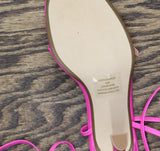 Steve Madden Womens Zarya Heeled Sandal ZARY02S1 Pink Leather 6M