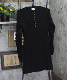 Universal Thread Womens Knit Long Sleeve Mini A-Line Dress 94636783 Black M
