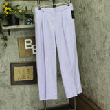 Tahari ASL Womens Pleated-Waist Wide-Leg Pants 4DM732-TJ Lavender Purple 14