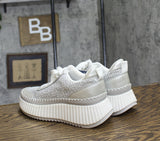 Universal Thread Womens Persephone Sneakers 89404144 Silver Gray 6.5M