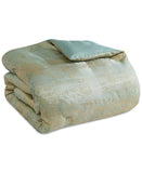 Hallmart Vida 11 Piece Comforter Set 90559 Blue Green Lurex Queen