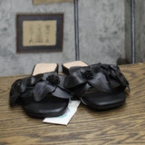 A New Day Womens Alyssa Floral Slide Sandals 89529987 Black 9.5M