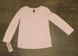 Levi's Little Girls Long Sleeve Shirt Top 31N489F Crystal Rose Pink 6