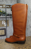 On 34th Womens Firesse Riding Boots 10019685500 Cognac Leather Brown 5.5M