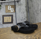 Style & Co. Womens Zayaa Flat Sandals Black 6M