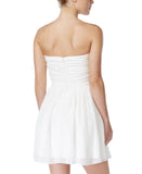 City Studios Juniors Embellished Pleated-Bodice Party Dress White 9