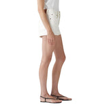 Levi's Womens 501 Original Shorts Jean Jorts Button Fly Disco Nights White 33