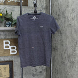 Hollister Mens Must Have Collection Cotton Stretch T-Shirt Tee Dark Blue S