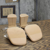 A New Day Womens Stacy Mule Heels 89530523 Clear Brown 11M