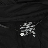 State Of Day Womens 2-Pc. Fluid-Knit Pajama Tops 100189719MS Deep Black M