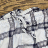 Wild Fable Flannel Wide-Leg Mid-Rise Elastic Waist Pajama Pants Plaid Blue 2X