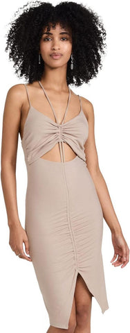 Bb Dakota Womens Take A Peek Dress Natural Brown S