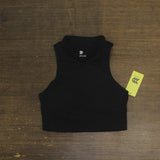 All In Motion Womens Light Support High-Neck Crop Sports Bra 89809232 Black XS